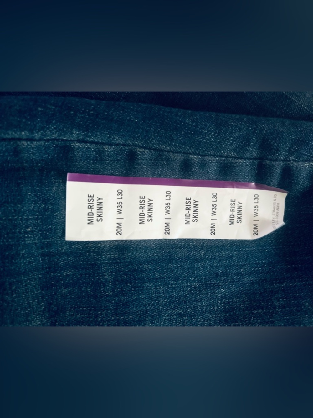 Levi's Signature Mid-Rise Skinny Jeans/20M - Picture 4 of 8